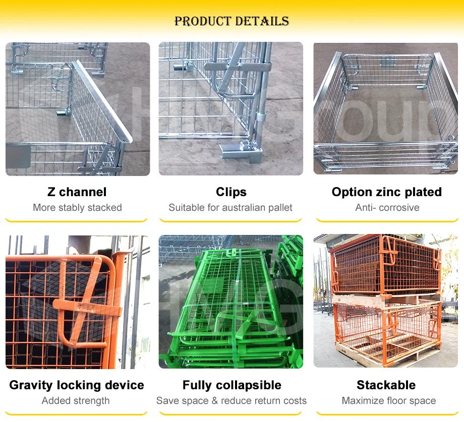 warehouse steel pallet cage warehouse steel pallet cage