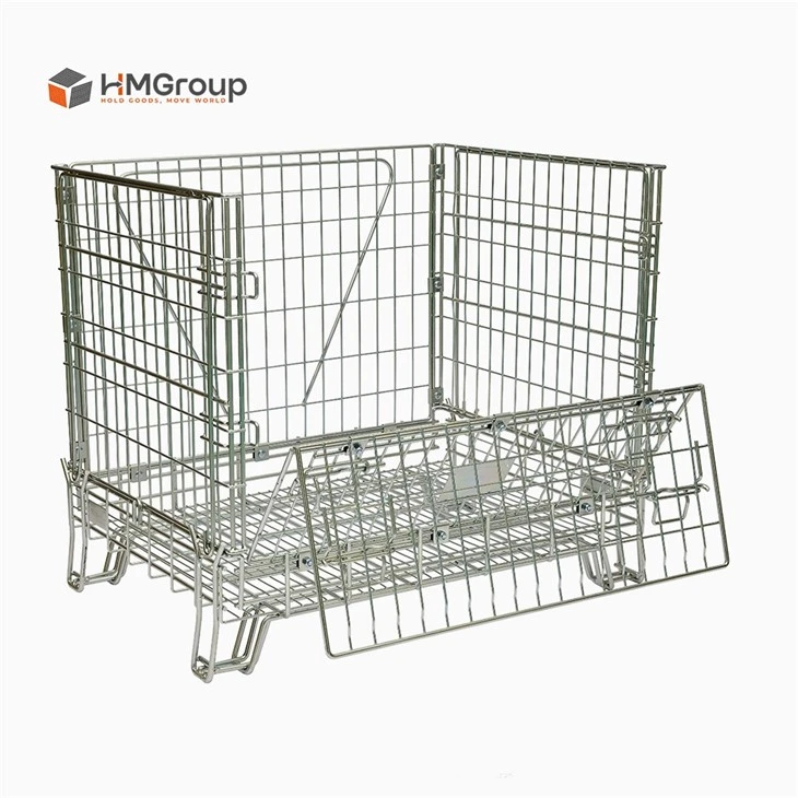 Collapsible-wire-containers